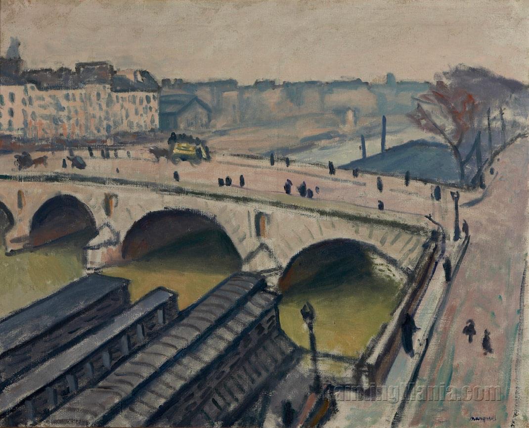 The Pont Marie, View from the Quai Bourbon