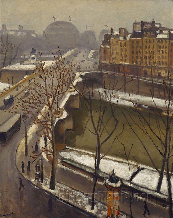 The Pont Neuf in the Snow 1925-1930