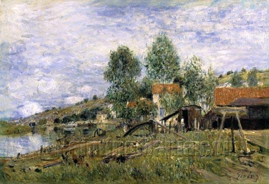 The Boatyard at Saint-Mammes