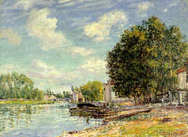 Moret-sur-Loing 1885 - Alfred Sisley Paintings