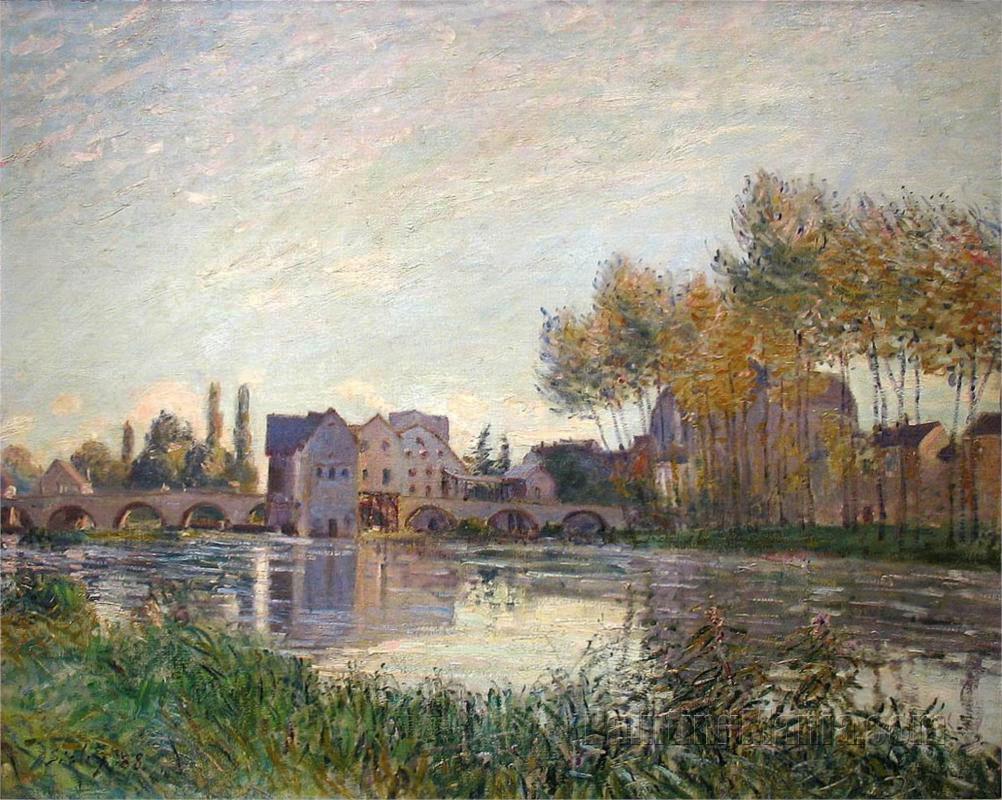 Sunset at Moret