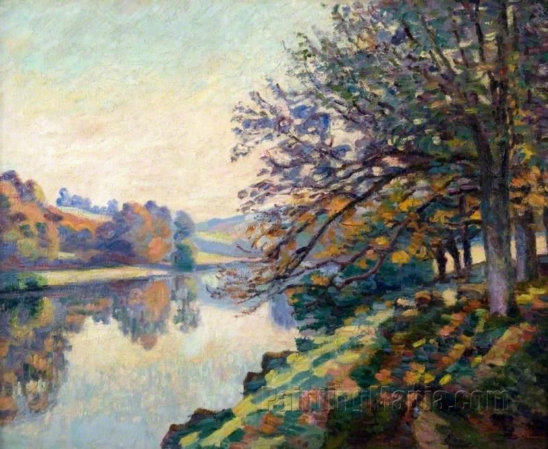 Riverbank, Autumn