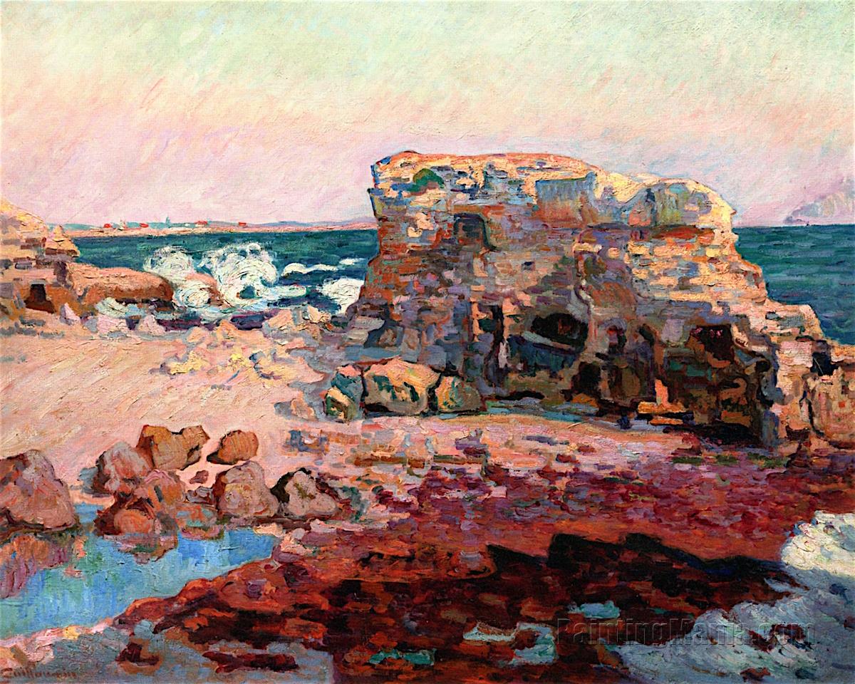 Rocks at Saint Palais 1893