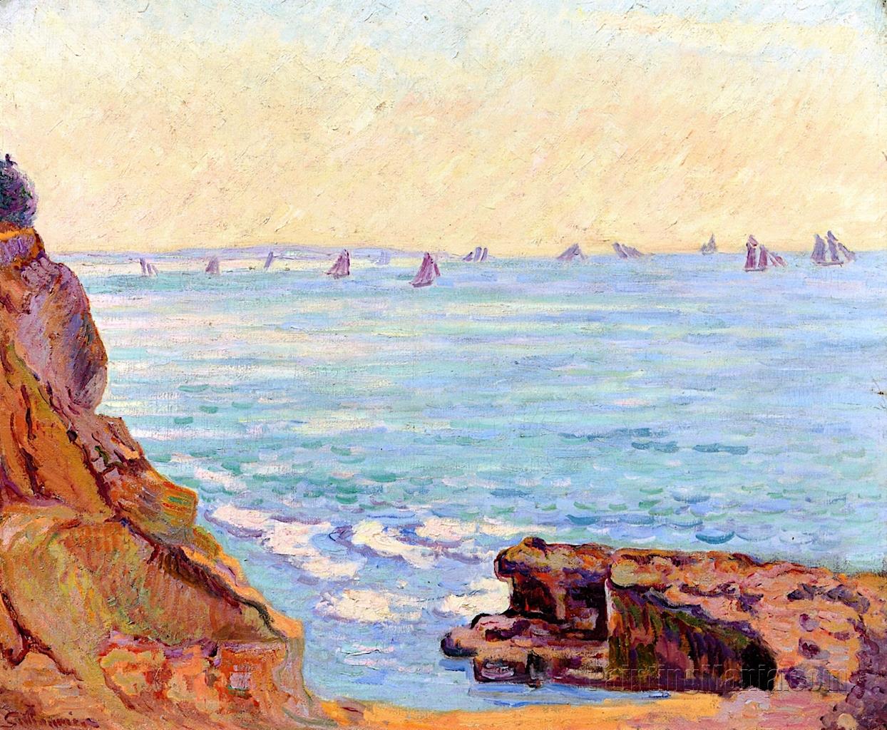 Sailboats at Saint-Palais