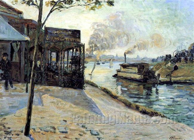 The Seine at Alfortville 1885