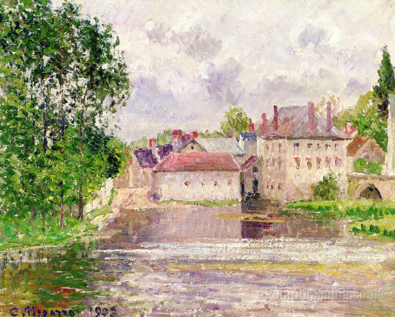 The Bridge and Printing Shop in Moret