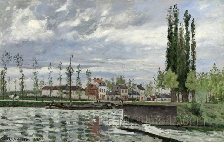 The Lock at Pontoise 1872