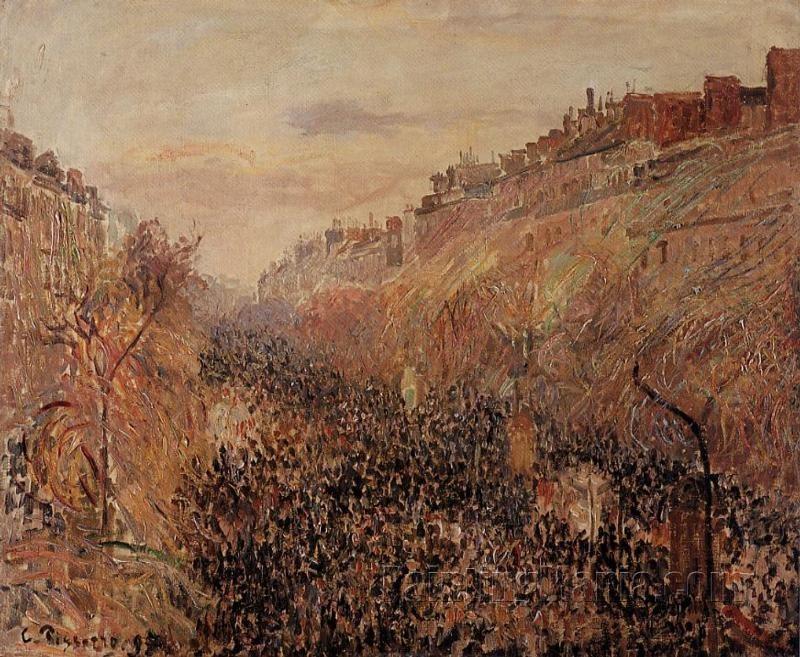 Mardi-Gras, Sunset, Boulevard Montmartre