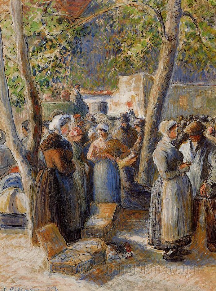 The Market at Gisors 1883