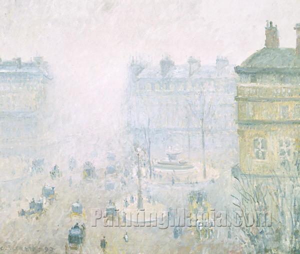 Place du Theatre Francais: Foggy Weather