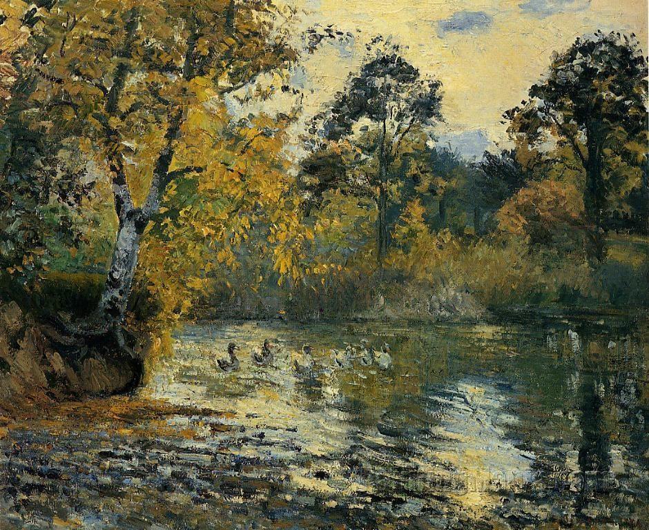 The Pond at Montfoucault 1874