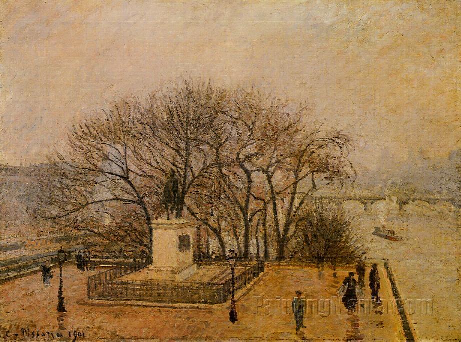 The Pont-Neuf 1902 - Camille Pissarro Paintings