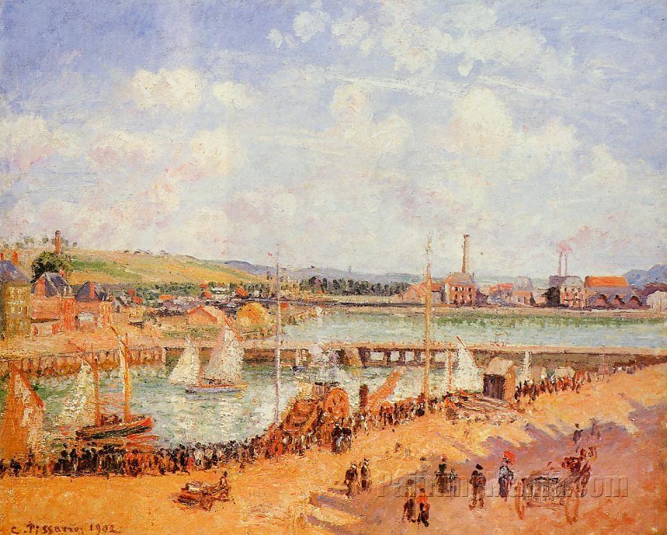 The Port of Dieppe, the Dunquesne and Berrigny Basins: High Tide, Sunny Afternoon