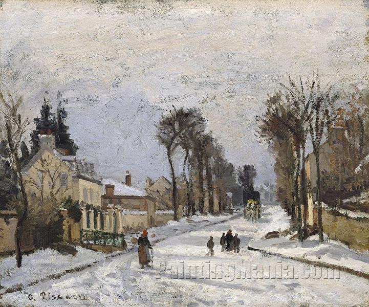 The Road to Versailles at Louveciennes 1869