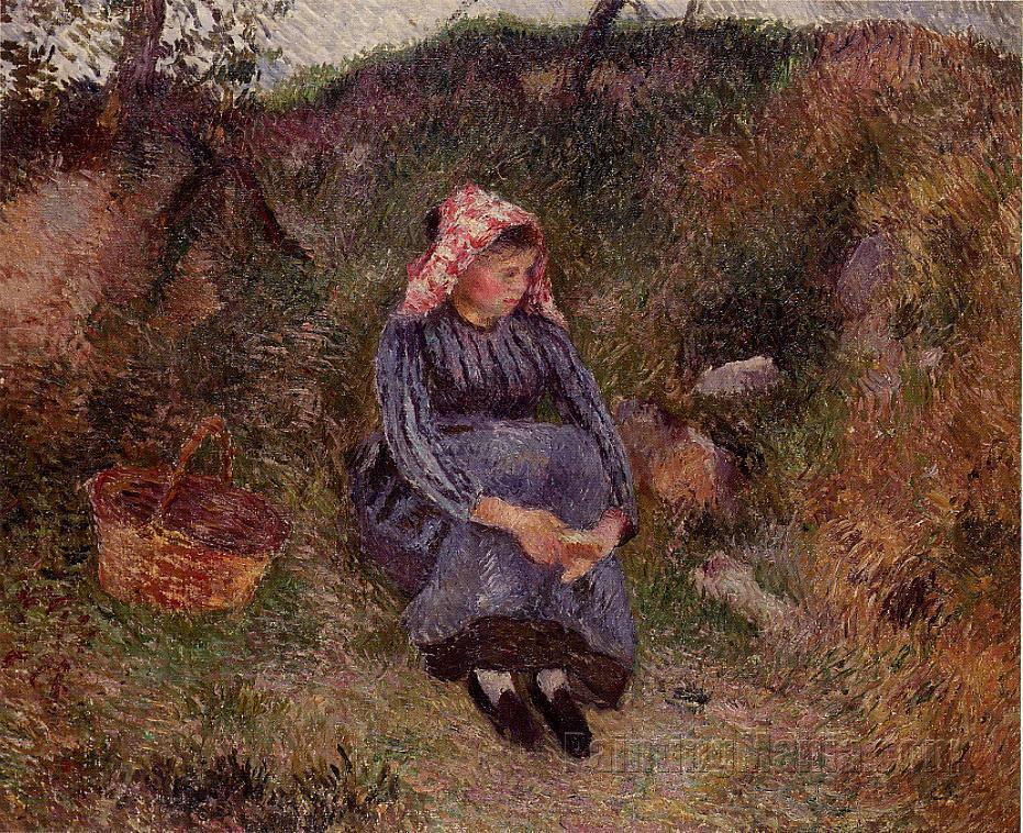 Seated Peasant Woman 1883