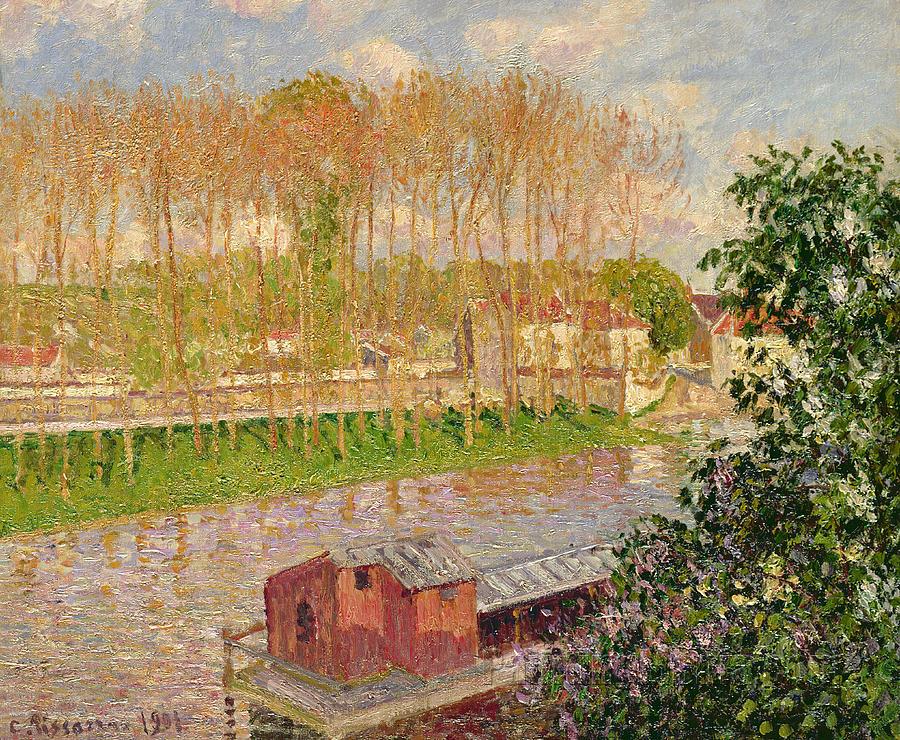 Setting Sun at Moret