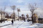 Street in the Snow. Louveciennes