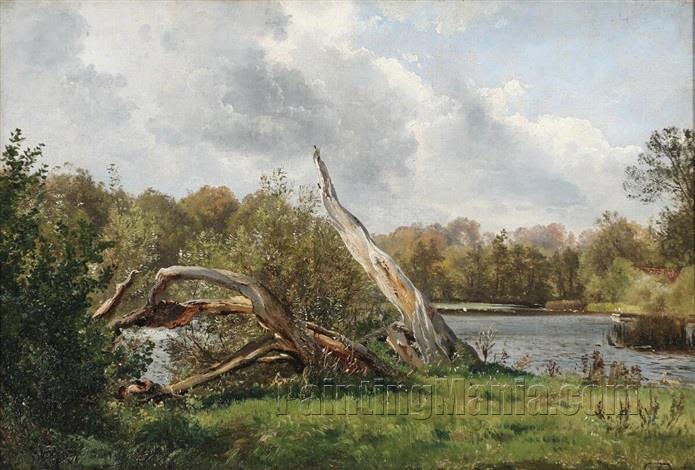 Old Willows at a Lake