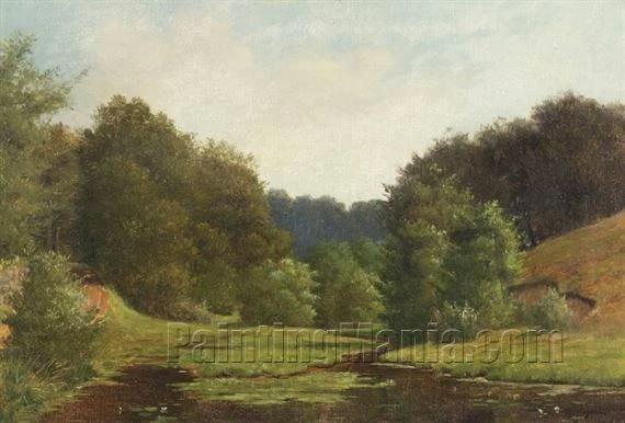 Summer Landscape with Creek