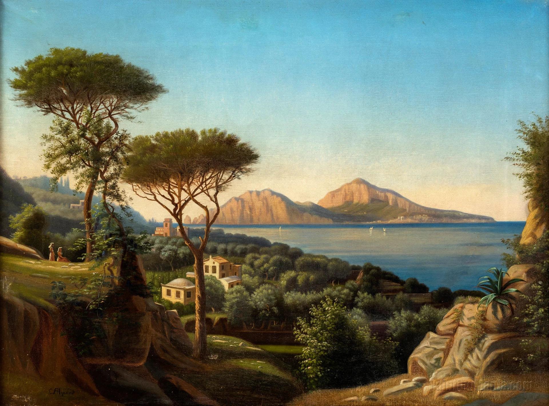 View of Capri from Massalubrense