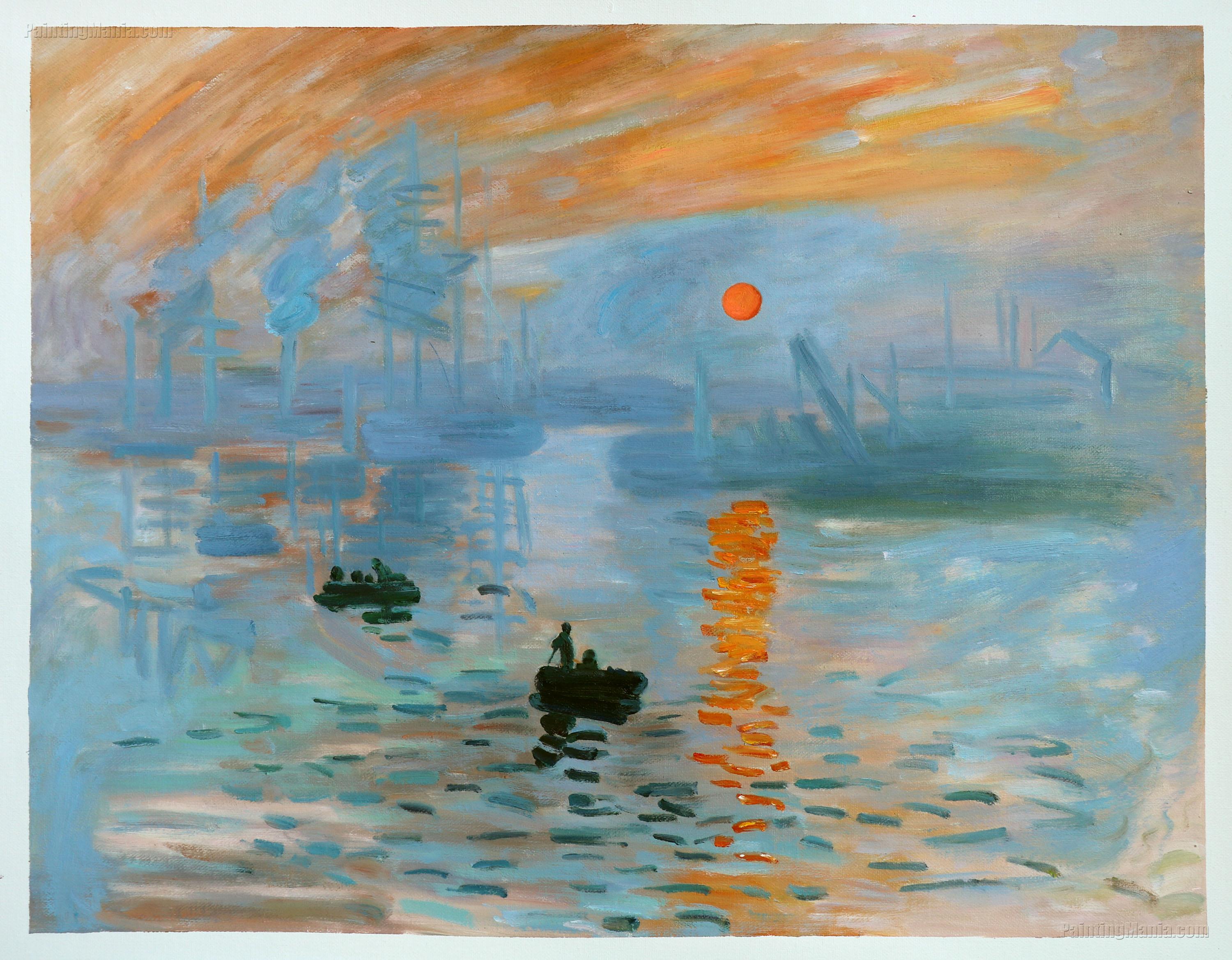 Claude Monet Impression Sunrise dimensions