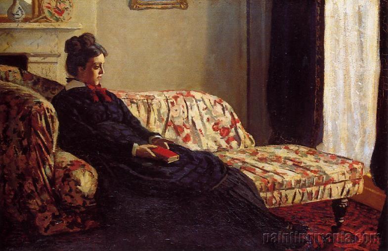 Meditation: Mme. Monet on a Sofa