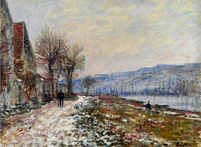 The Seine at Lavacourt, Effect of Snow