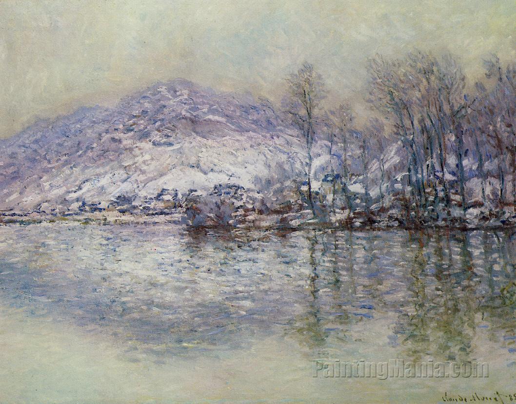 The Seine at Port Villez, Snow Effect