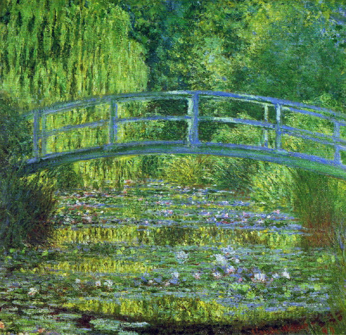 The Water Lily Pond 1899 Claude Monet Paintings   Water Lily Pond 1899 7 11610 