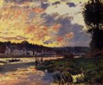 The Seine at Bougeval. Evening