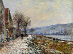 The Seine at Lavacourt, Effect of Snow