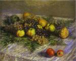 Still Life with Pears and Grapes 1880