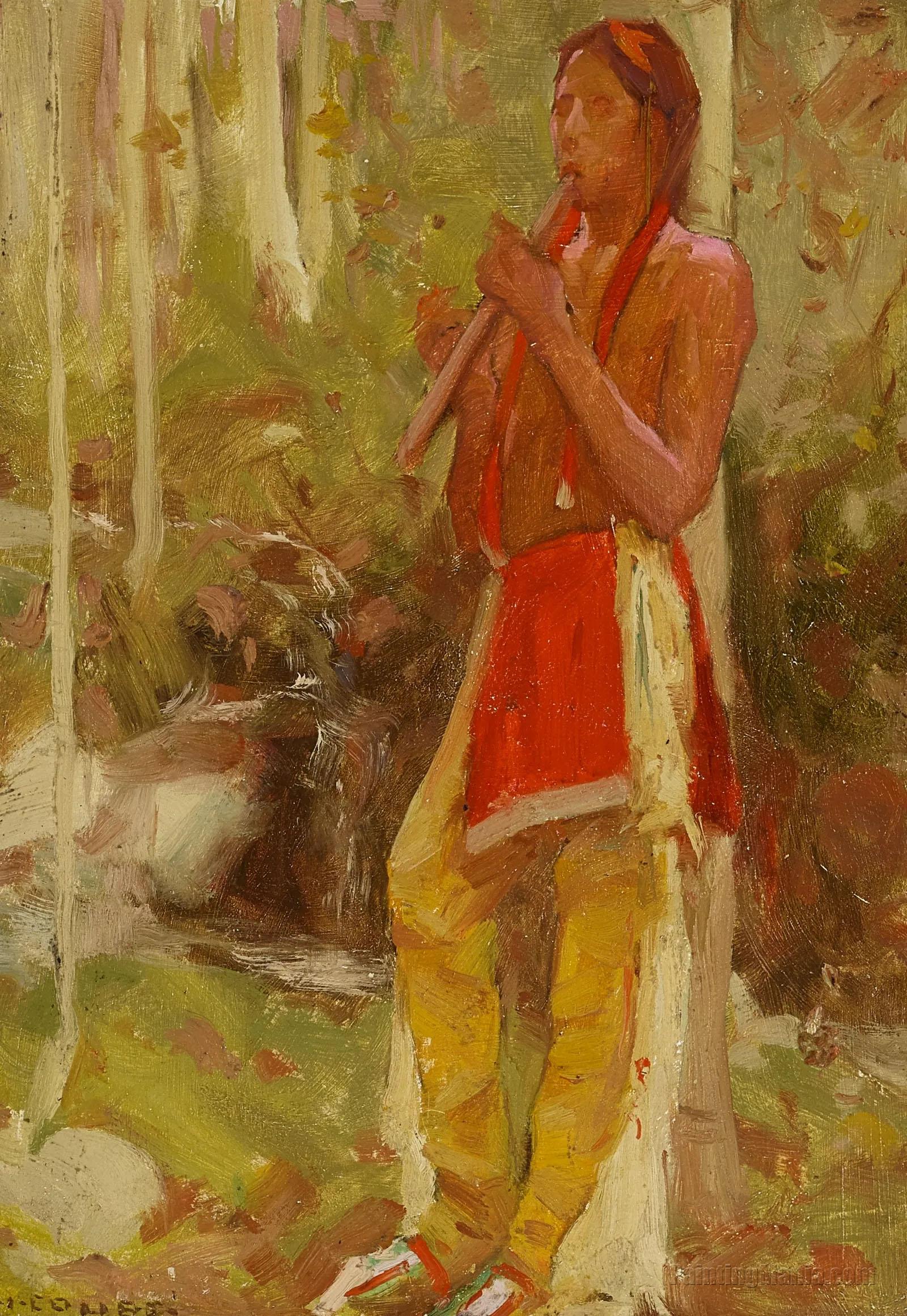 Flute Player at Taos