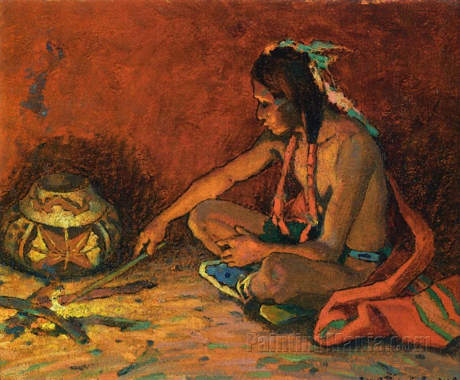 Pueblo Fireside