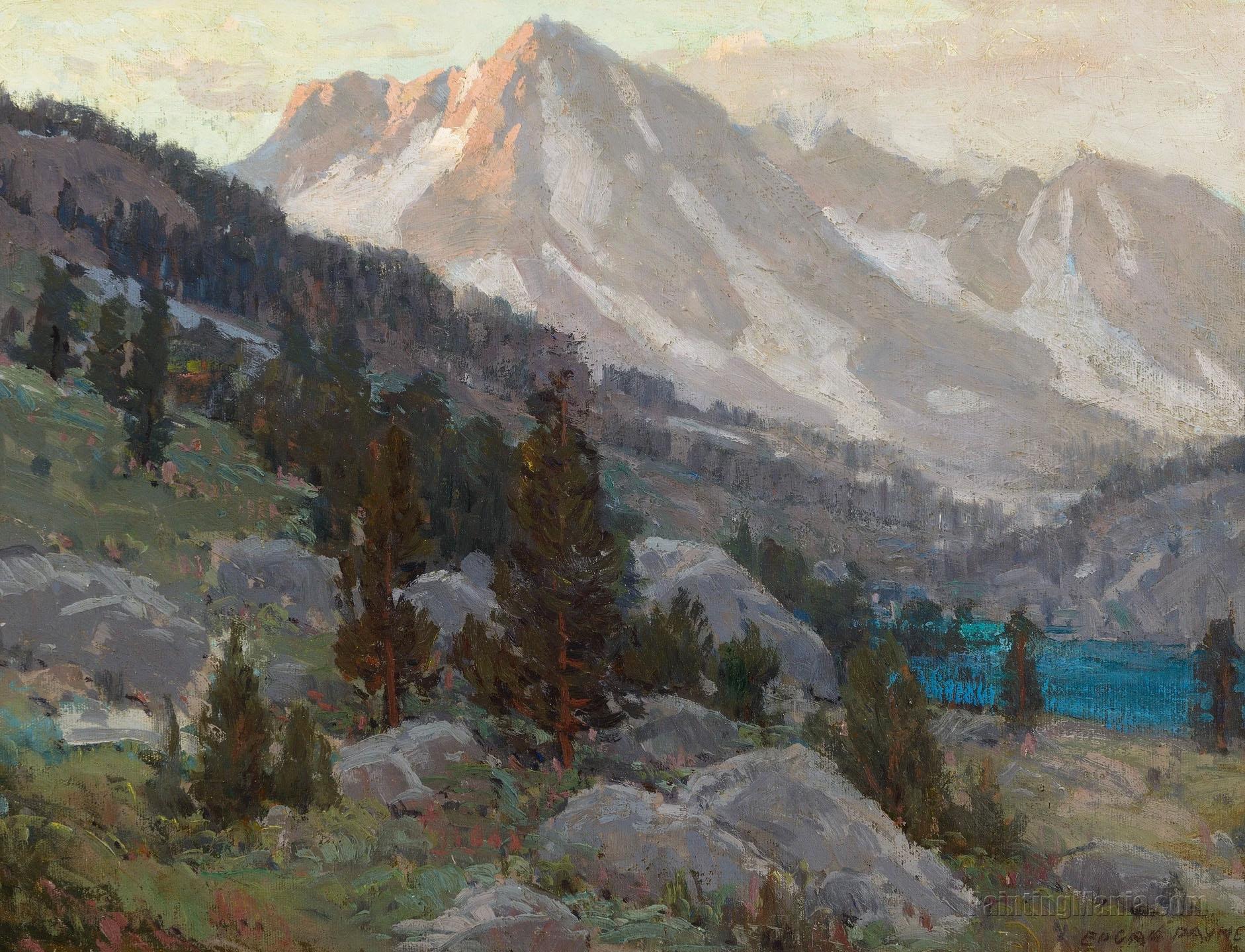 Sierra Scene of Lake Sabrina