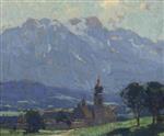 Swiss Village Scene