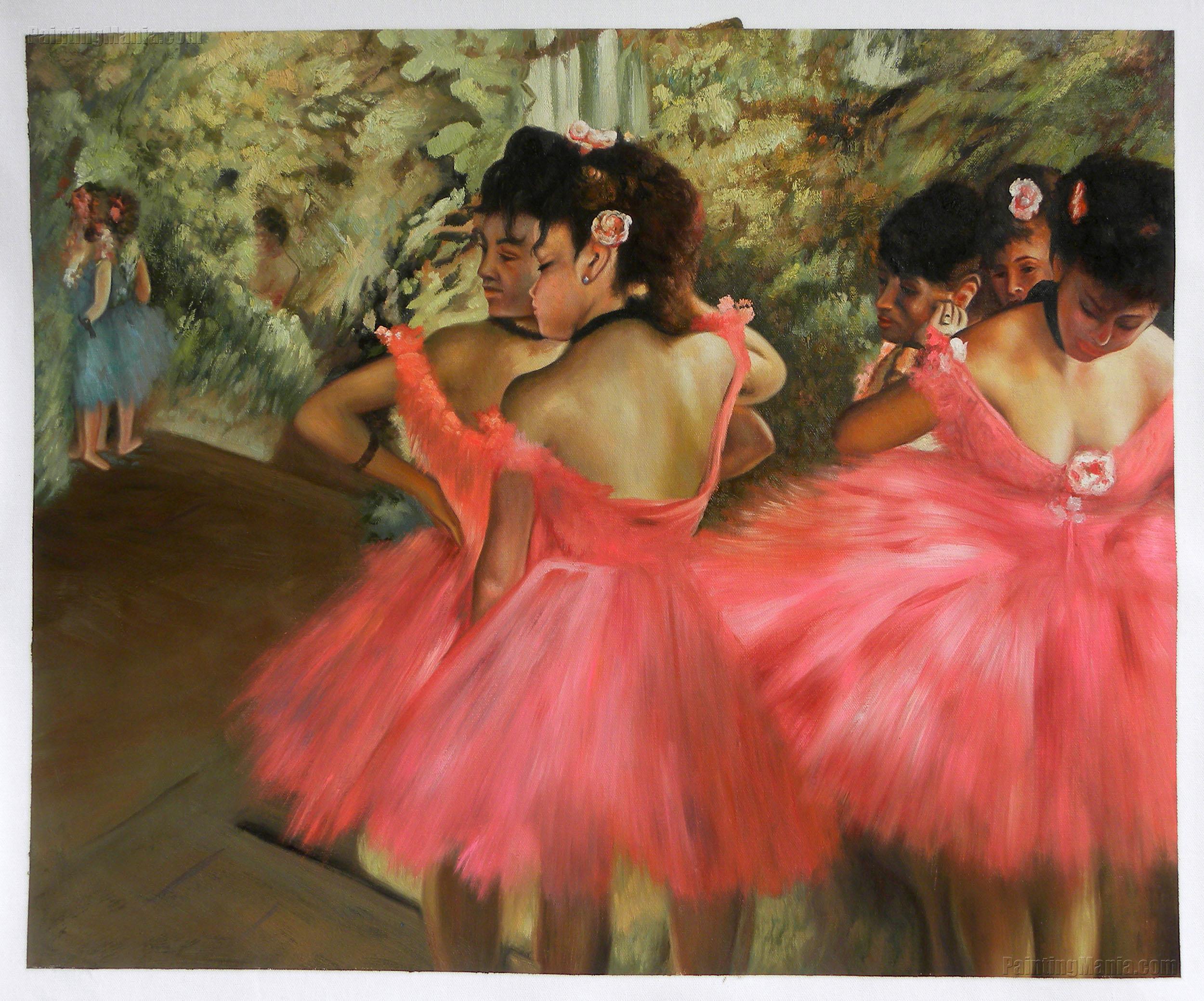 新作ウエア エドガー ドガ Dancers in pink 絵画 額 絵画 