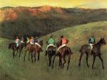 Racehorses in a Landscape