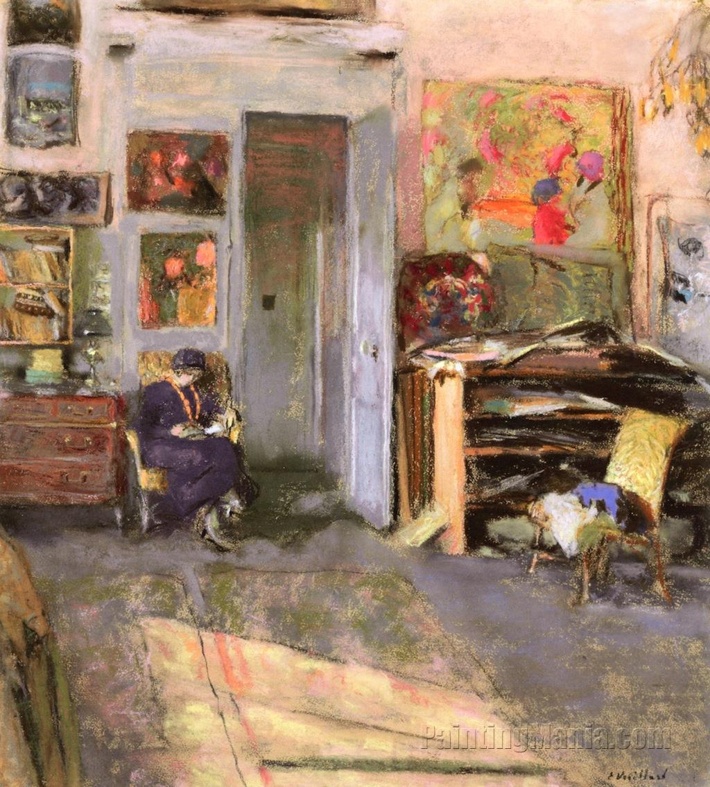 Madame Josse Hessel in Vuillard's Studio