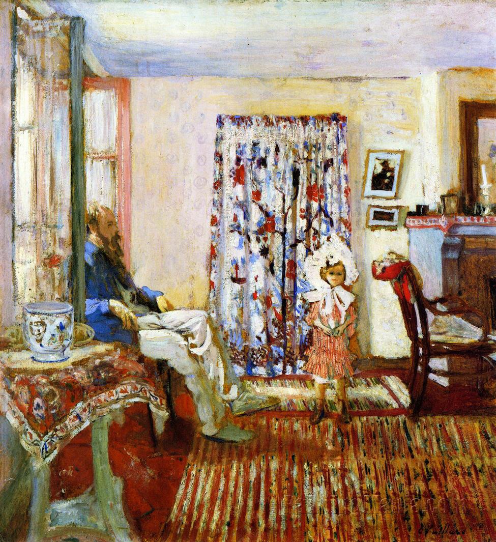 The Painter K.-X. Roussel and His Daughter Annette