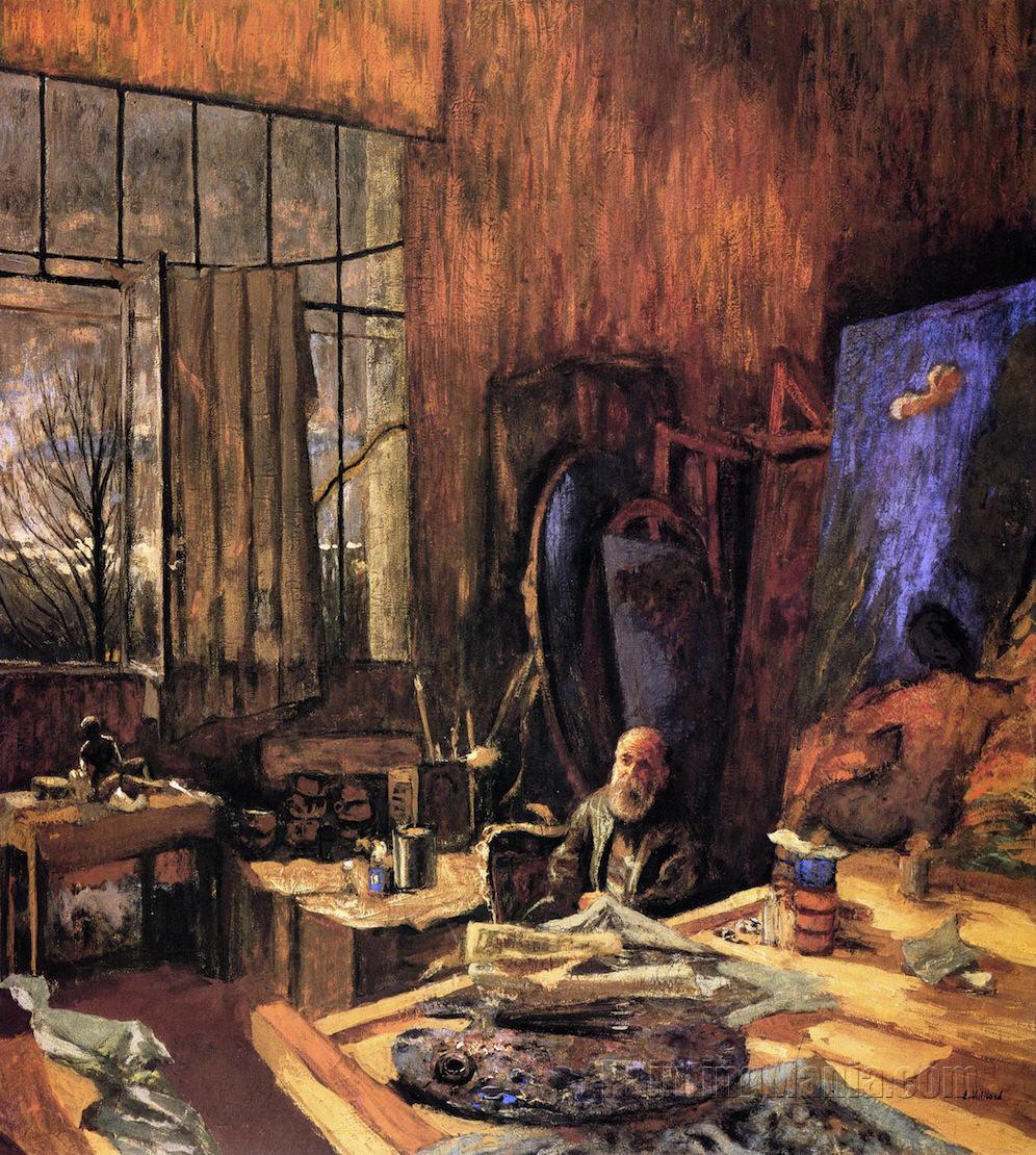 The Painter K.-X. Roussel in his L'Etang-la-Ville Studio (final version)