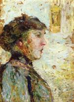 Portrait of a Woman in Profile