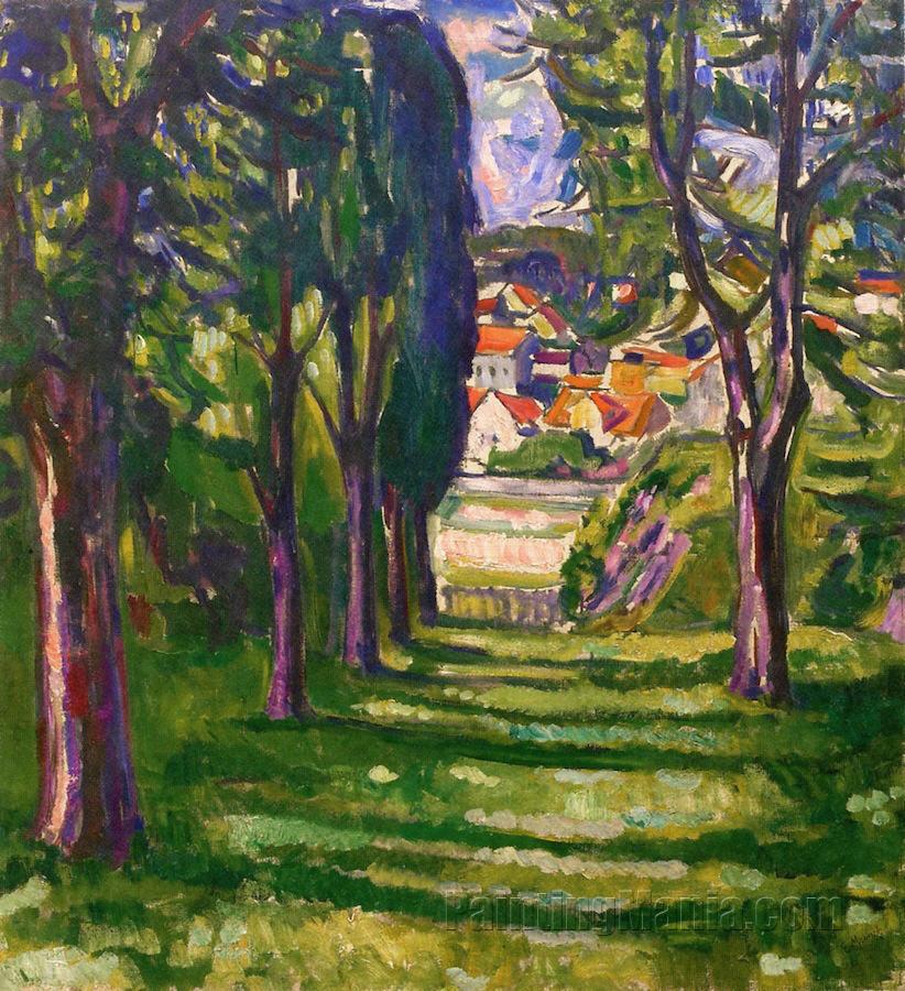 Garden in Kragero 1909