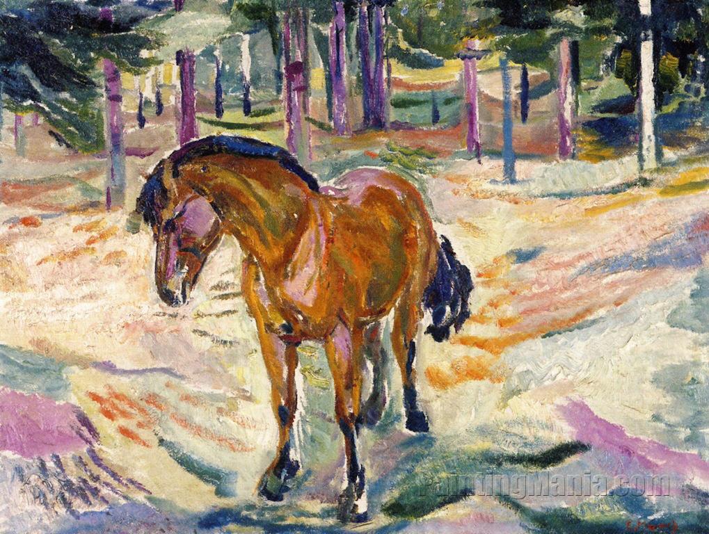 Horse in a Landscape