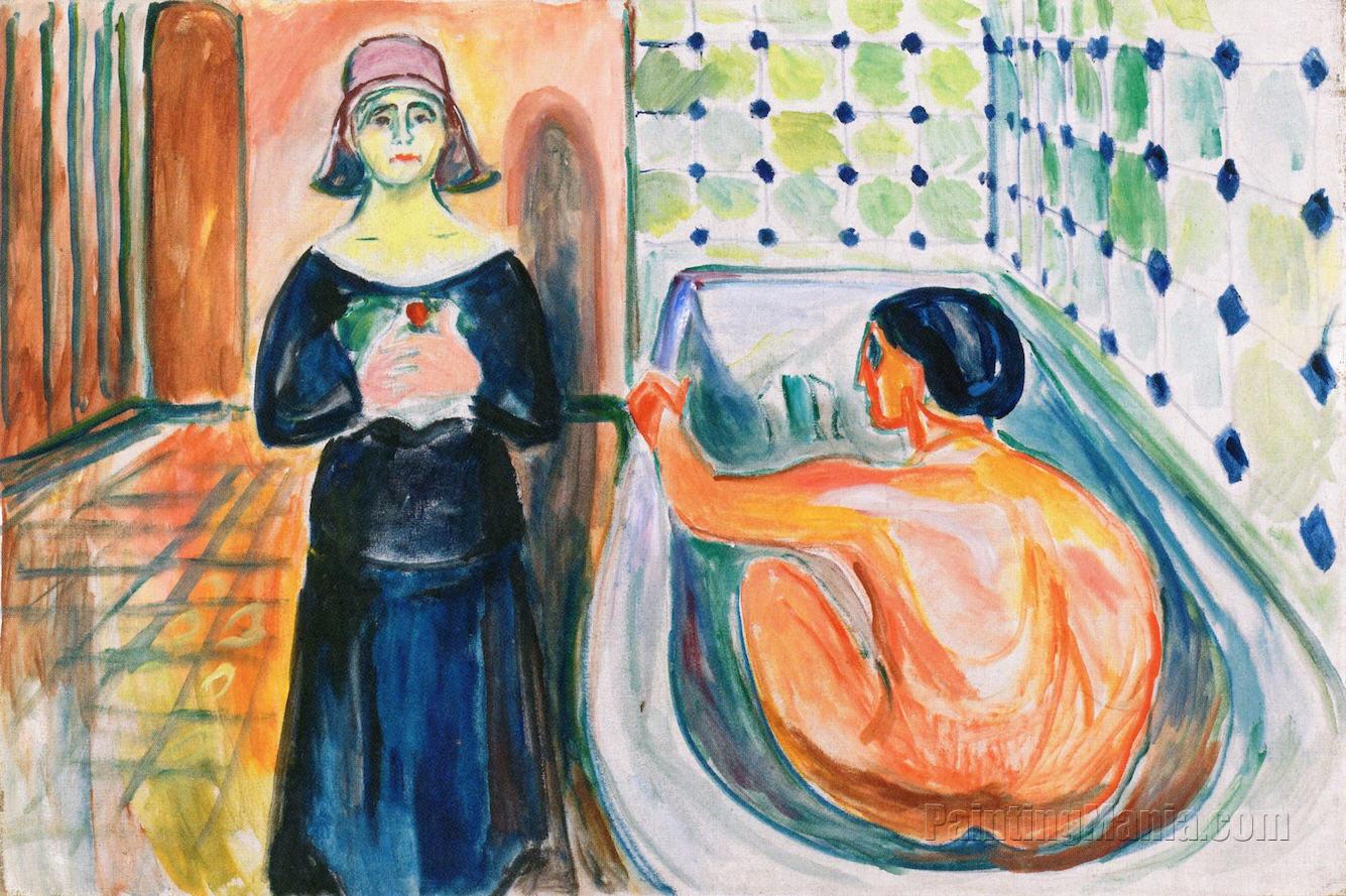 Marat in the Bath and Charlotte Corday 1930