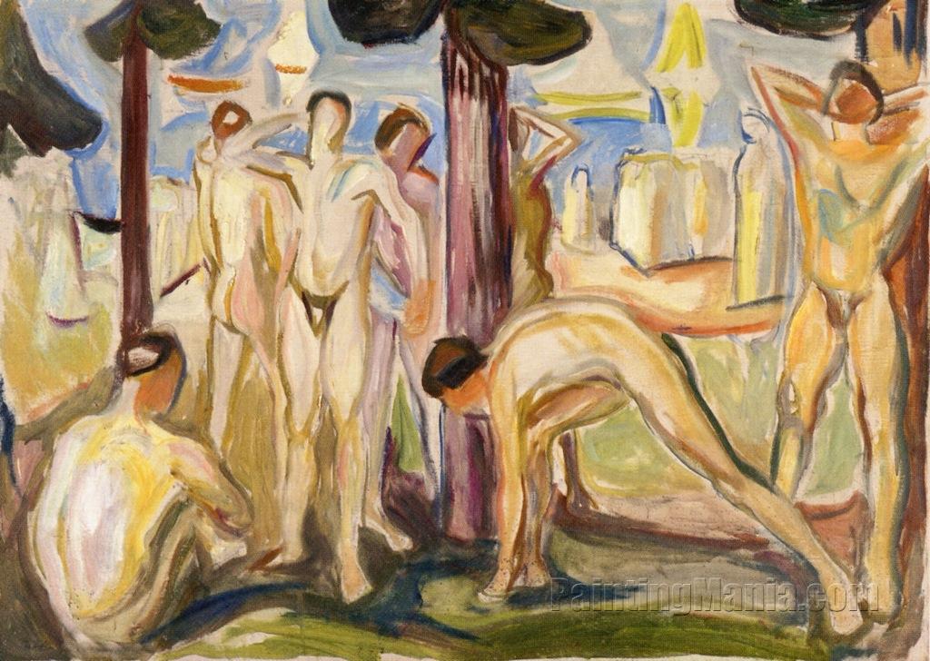 Naked Men in Landscape 1923-1930