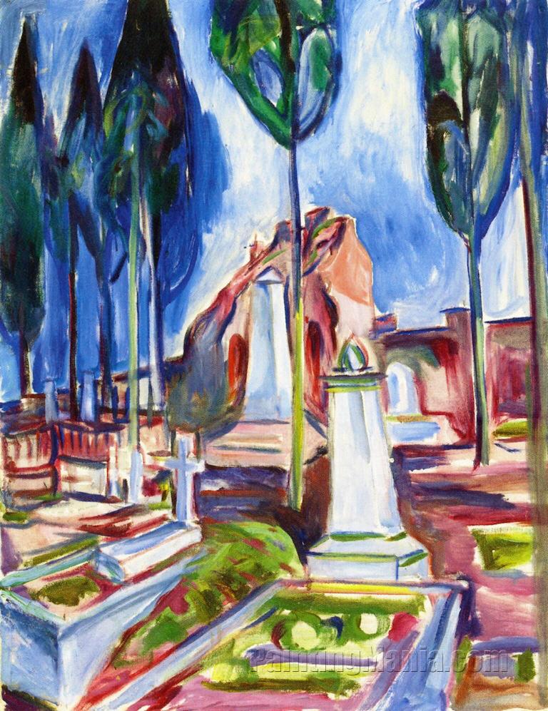 P A. Munch's Grave in Rome 1927