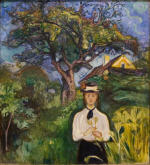 Girl under Apple Tree