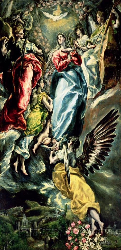 The Immaculate Conception - El Paintings Greco