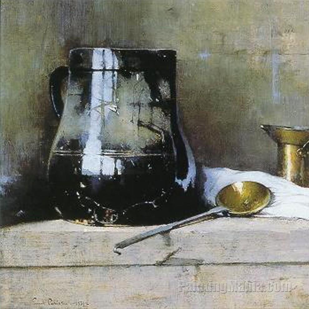 Still Life with Black Jug